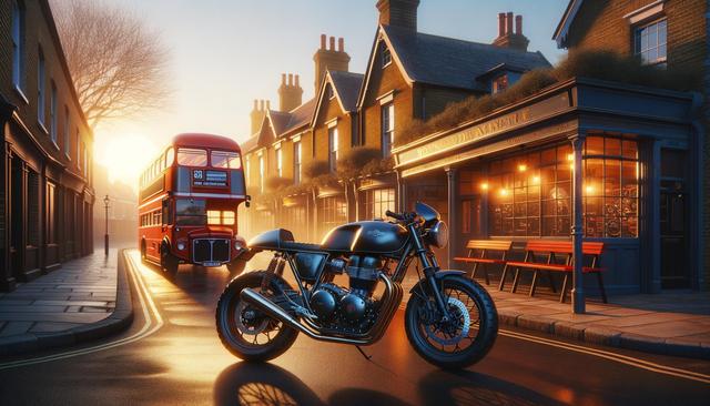 A Milestone Moment: UK Rider Celebrates Finance Approval Outside Dealership